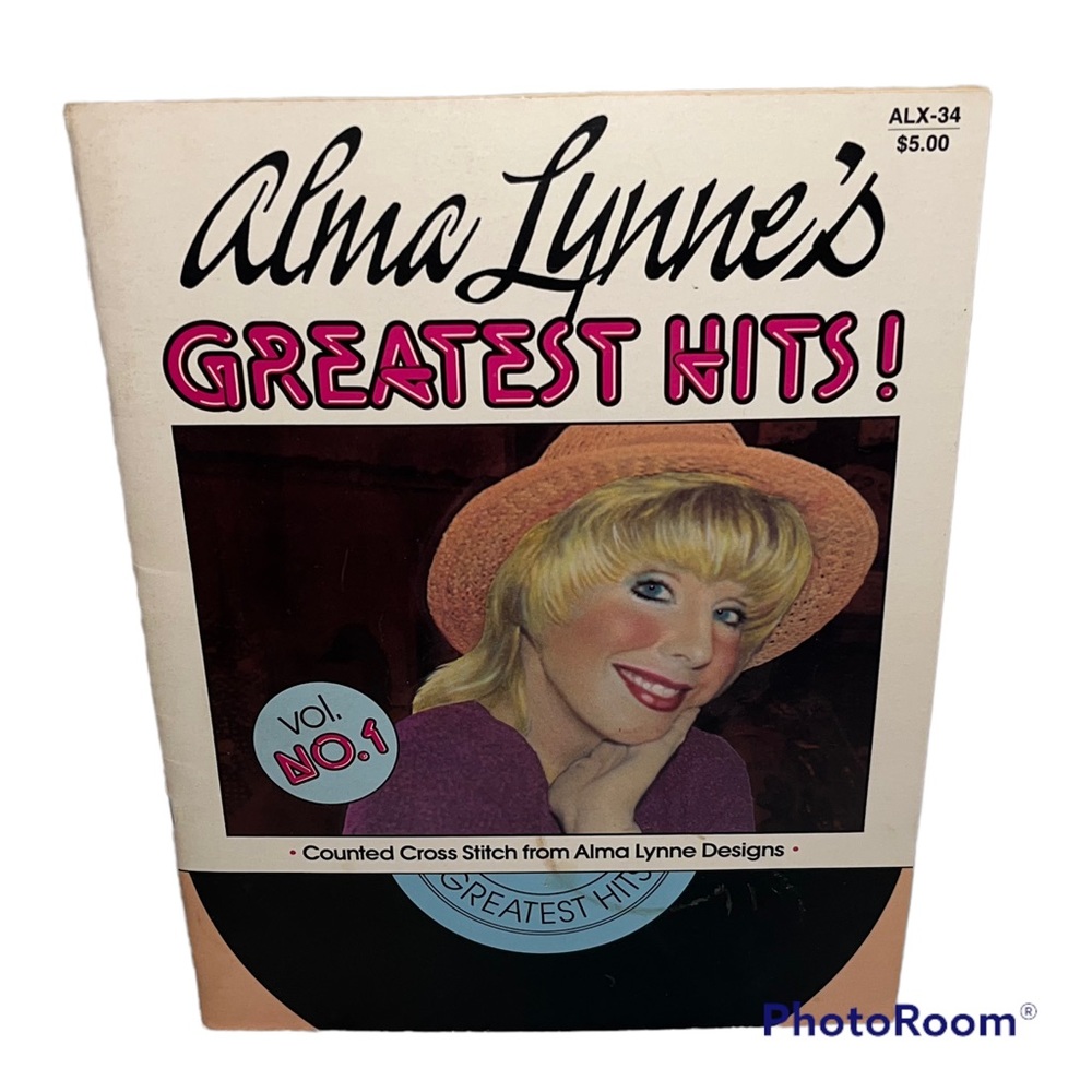 Alma Lynne’s Greatest Hits! Vintage 80’s cross-stitch booklet Vol. 1